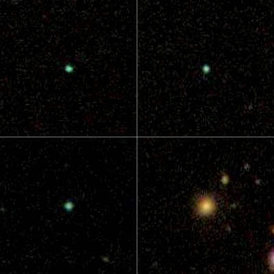 Green Peas galaxy zoo sloan digital sky survey